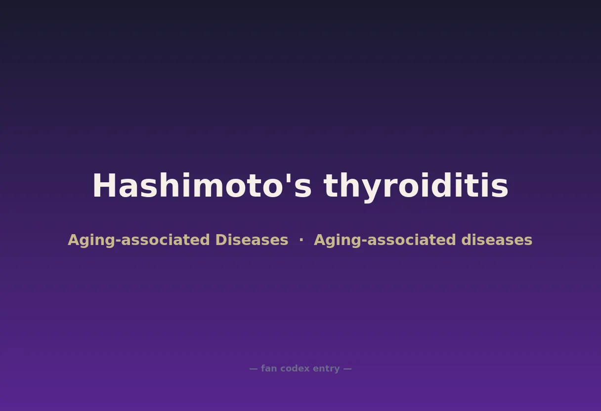 Hashimoto's thyroiditis